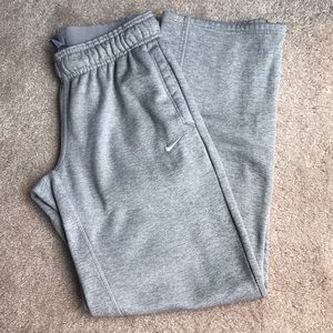 Nike sweatpants in light gray color